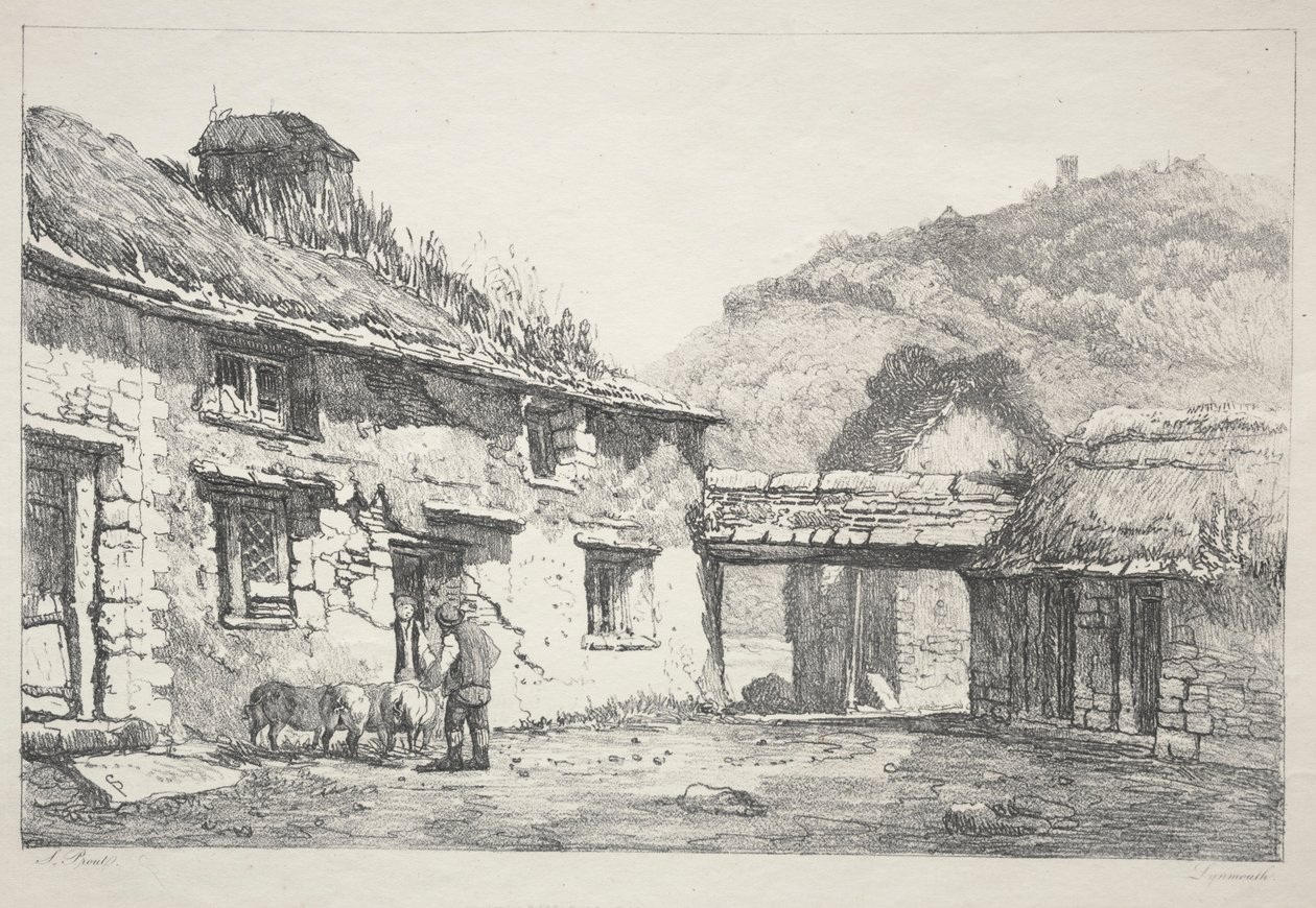 Lynmouth, 1819 - Samuel Prout