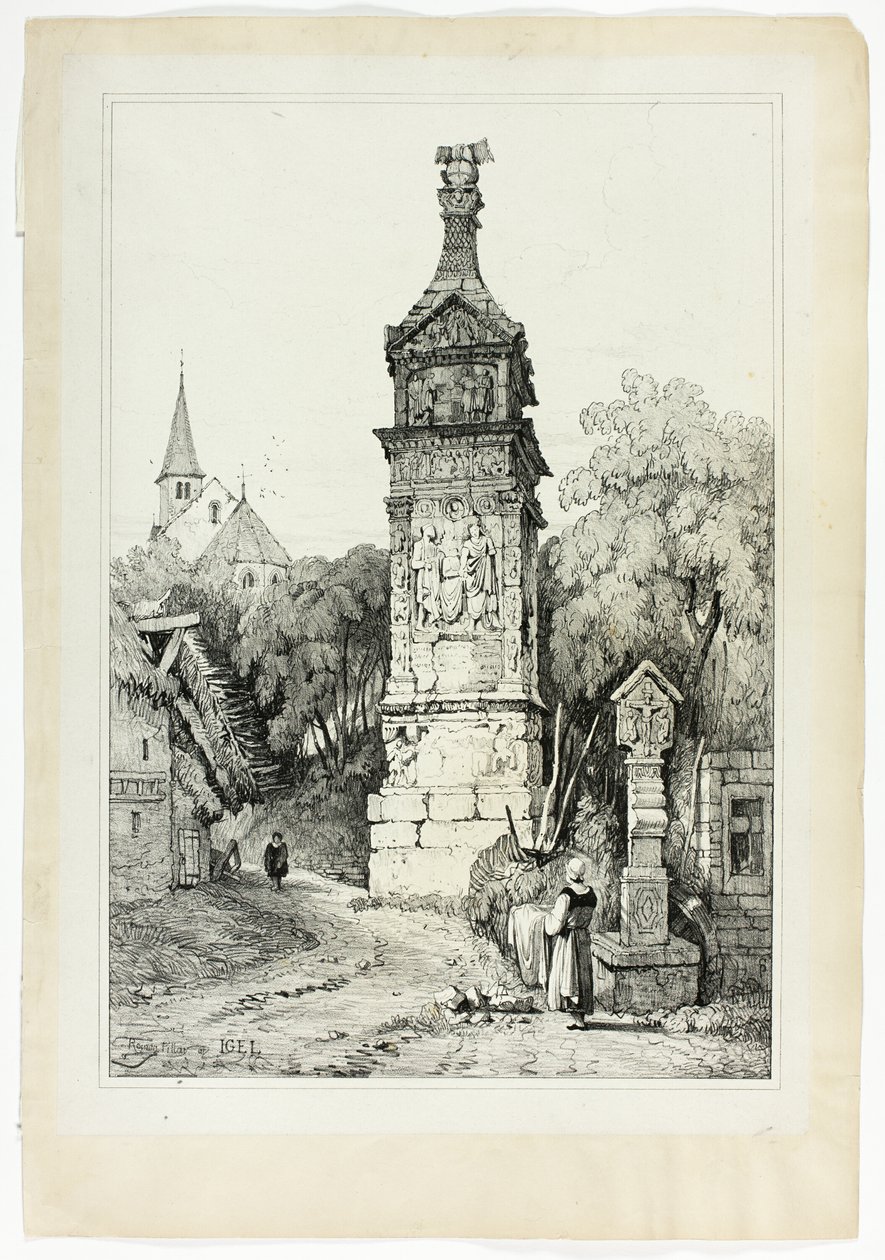 Colonne romaine à Igel - Samuel Prout