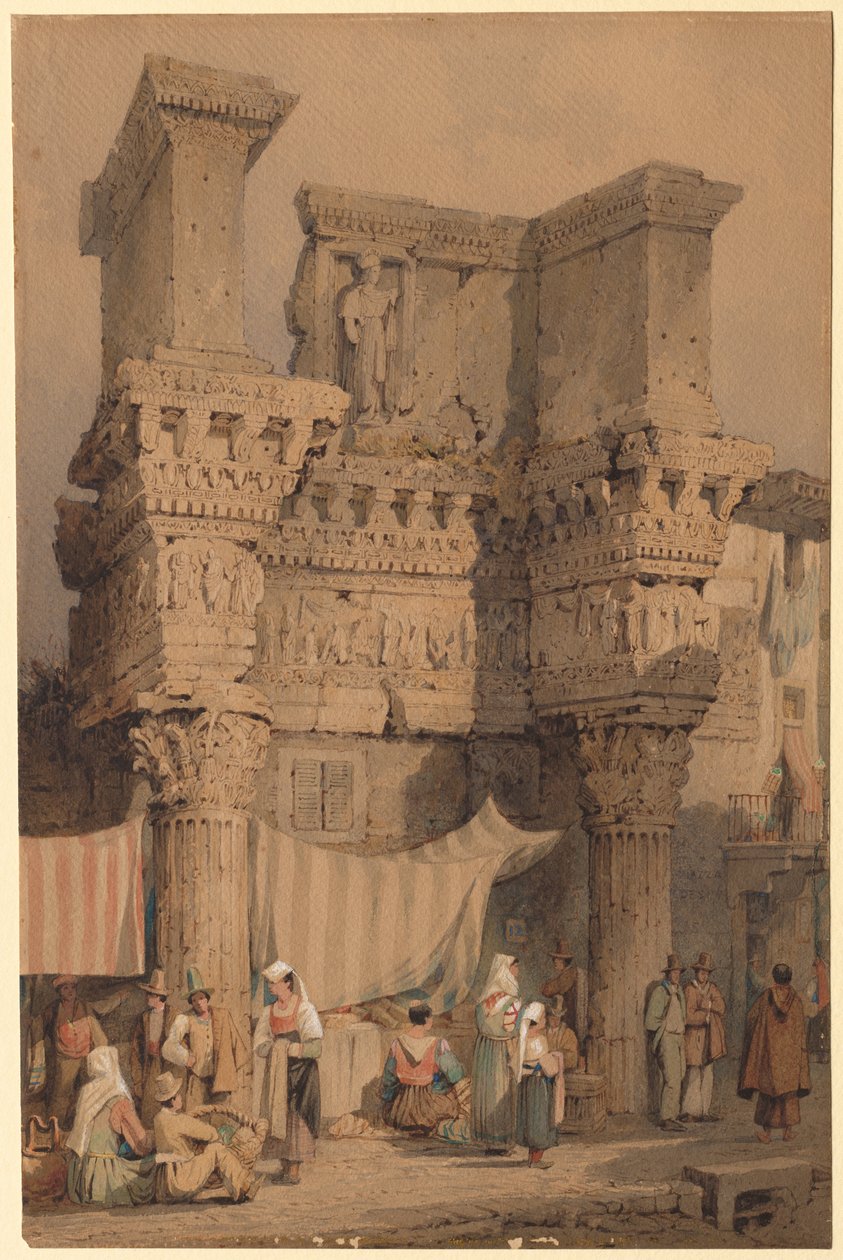 Le Forum de Nerva, Rome - Samuel Prout