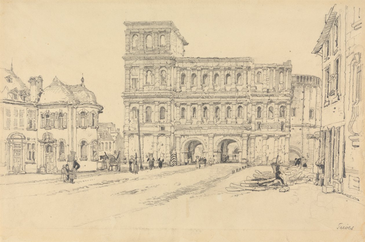 La Porta Nigra, Trèves - Samuel Prout