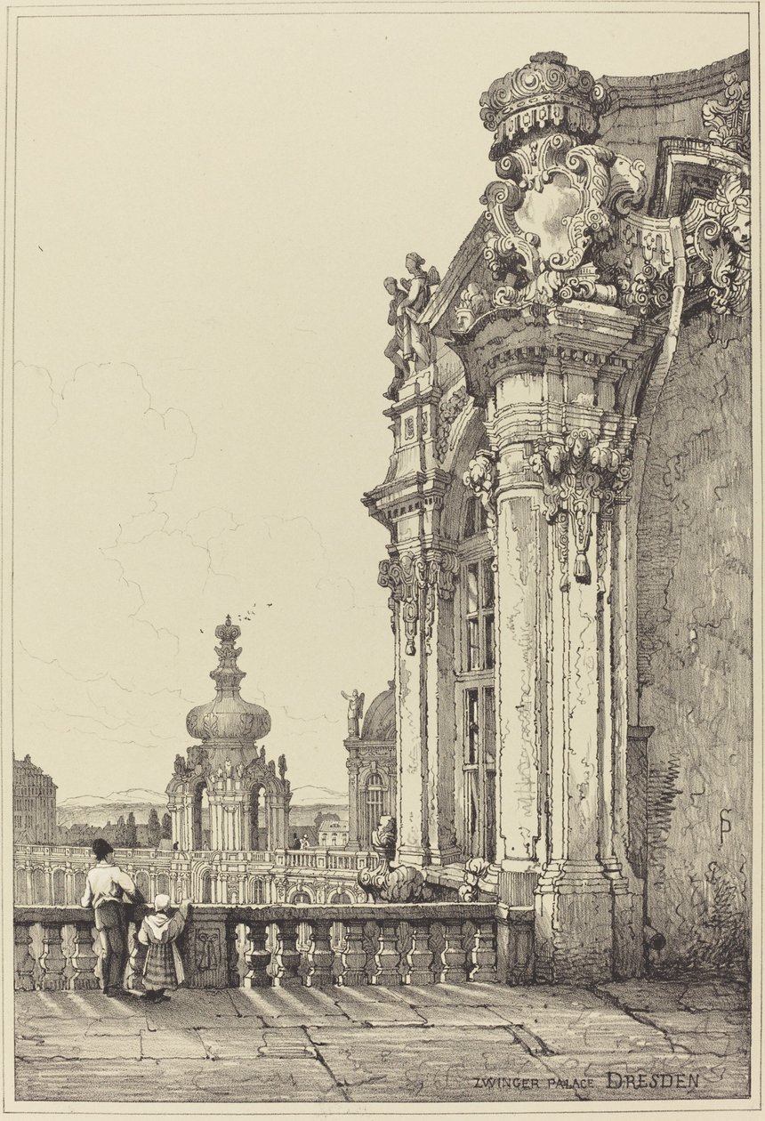 Palais Zwinger, Dresde - Samuel Prout