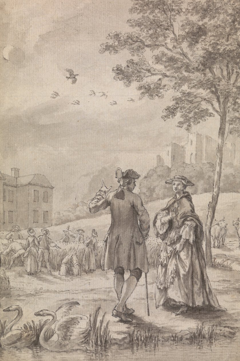 Une éclipse en période de récolte - Samuel Wale