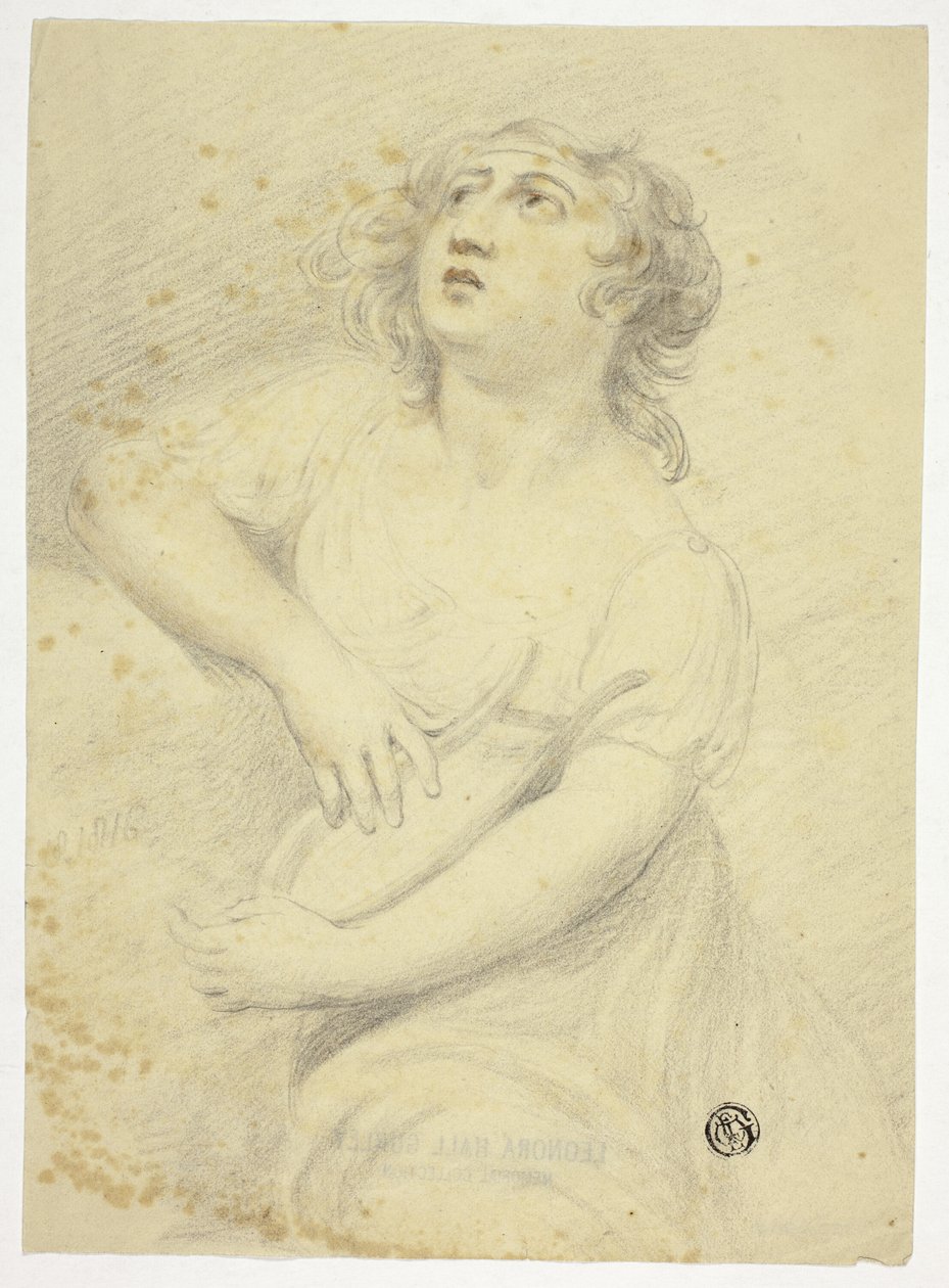 Femme avec Lyre - Samuel de Wilde