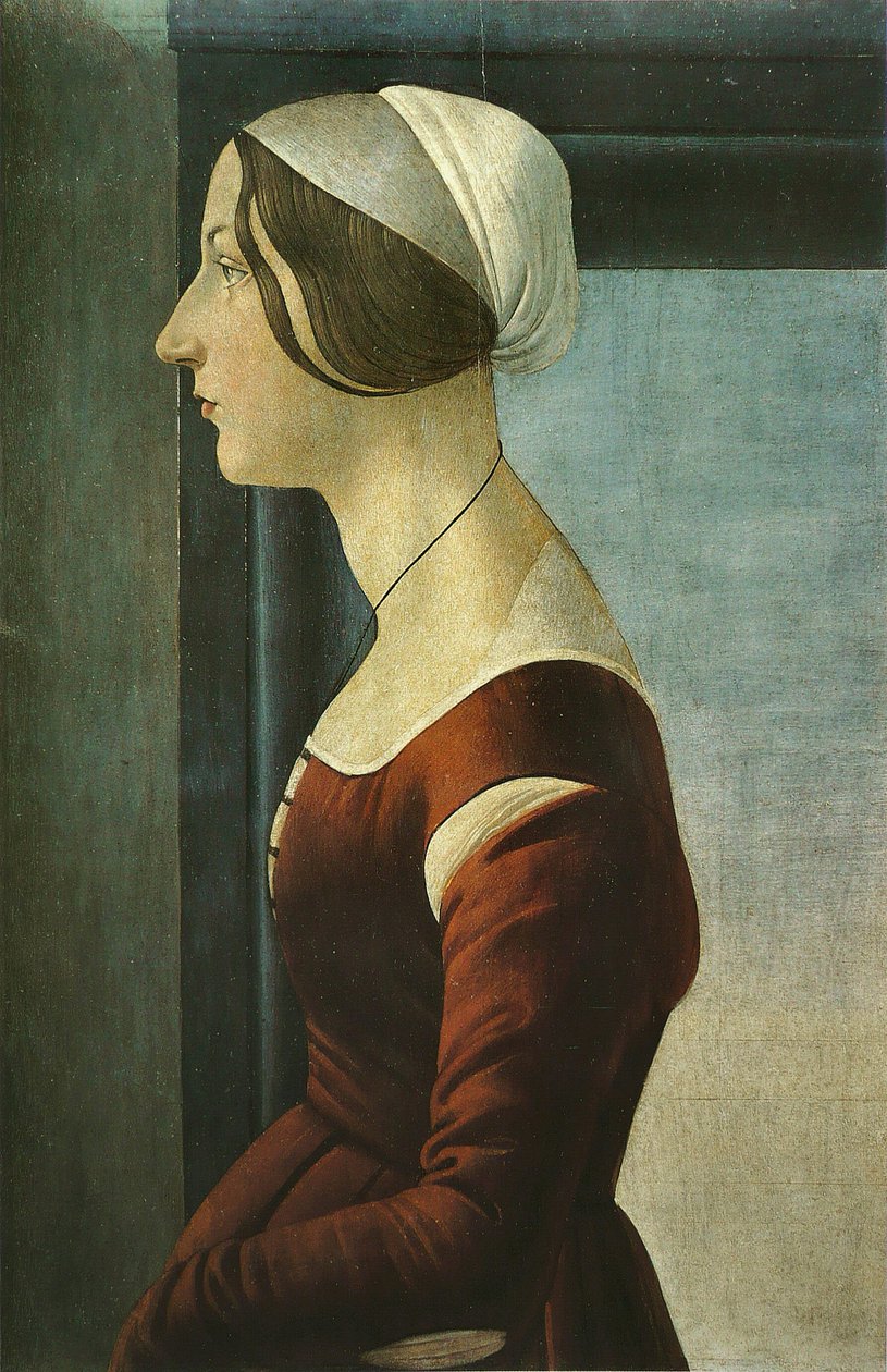 Portrait de femme - Sandro Botticelli