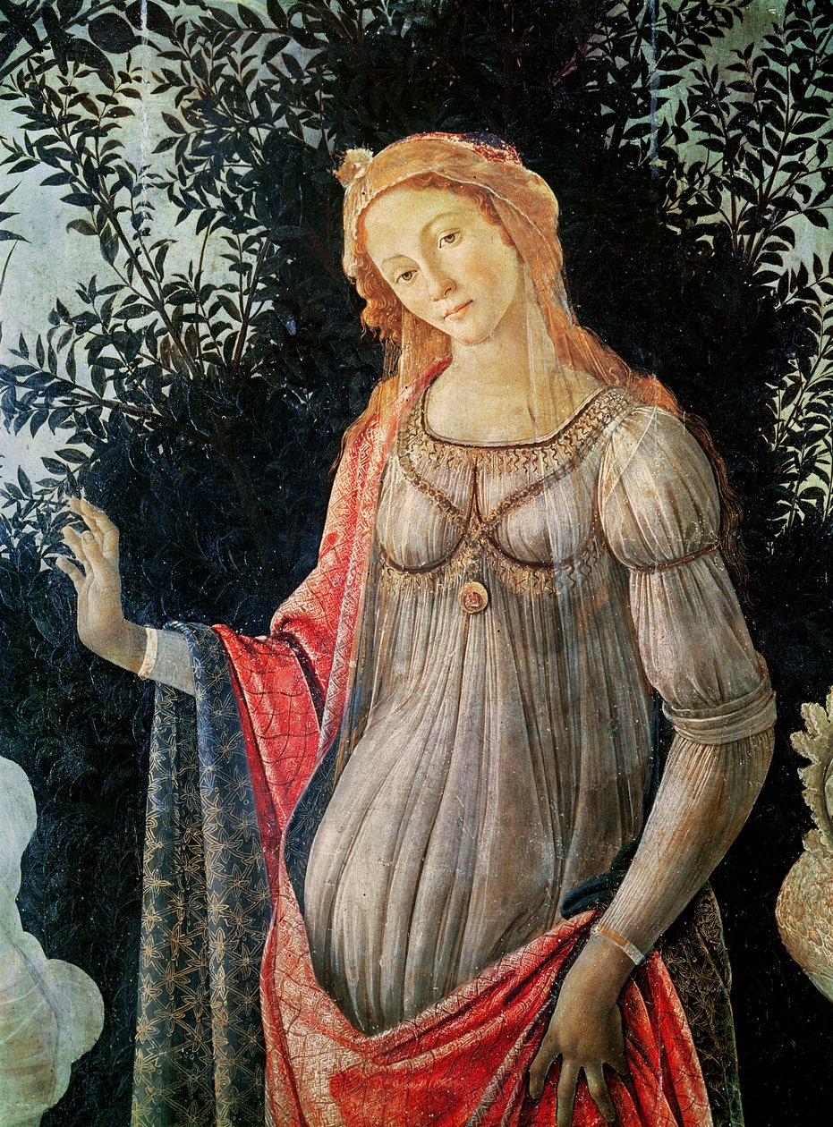 Le Printemps, détail de Vénus, vers 1478 - Sandro Botticelli