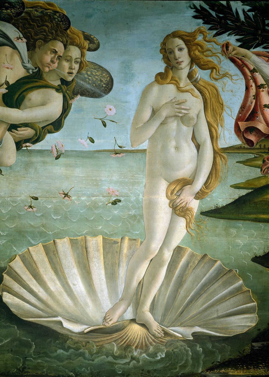 La naissance de Vénus (détail) - Sandro Botticelli