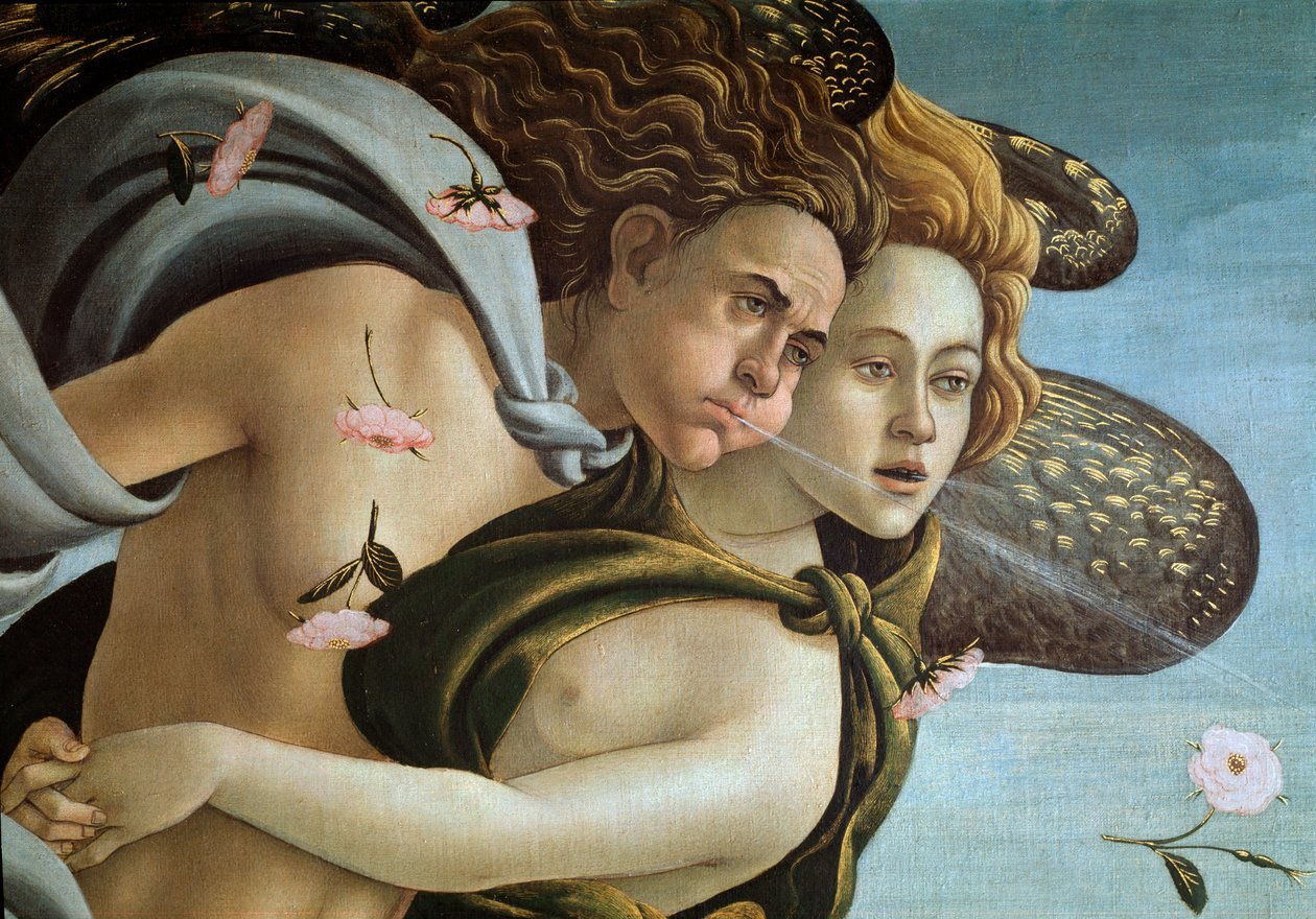 La naissance de Vénus (détail) - Sandro Botticelli