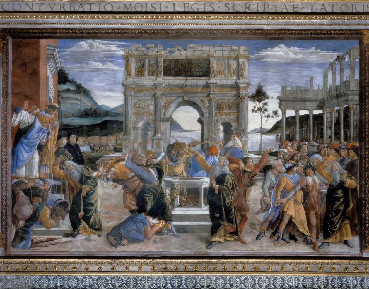 La punition de la rébellion de Koré - Sandro Botticelli