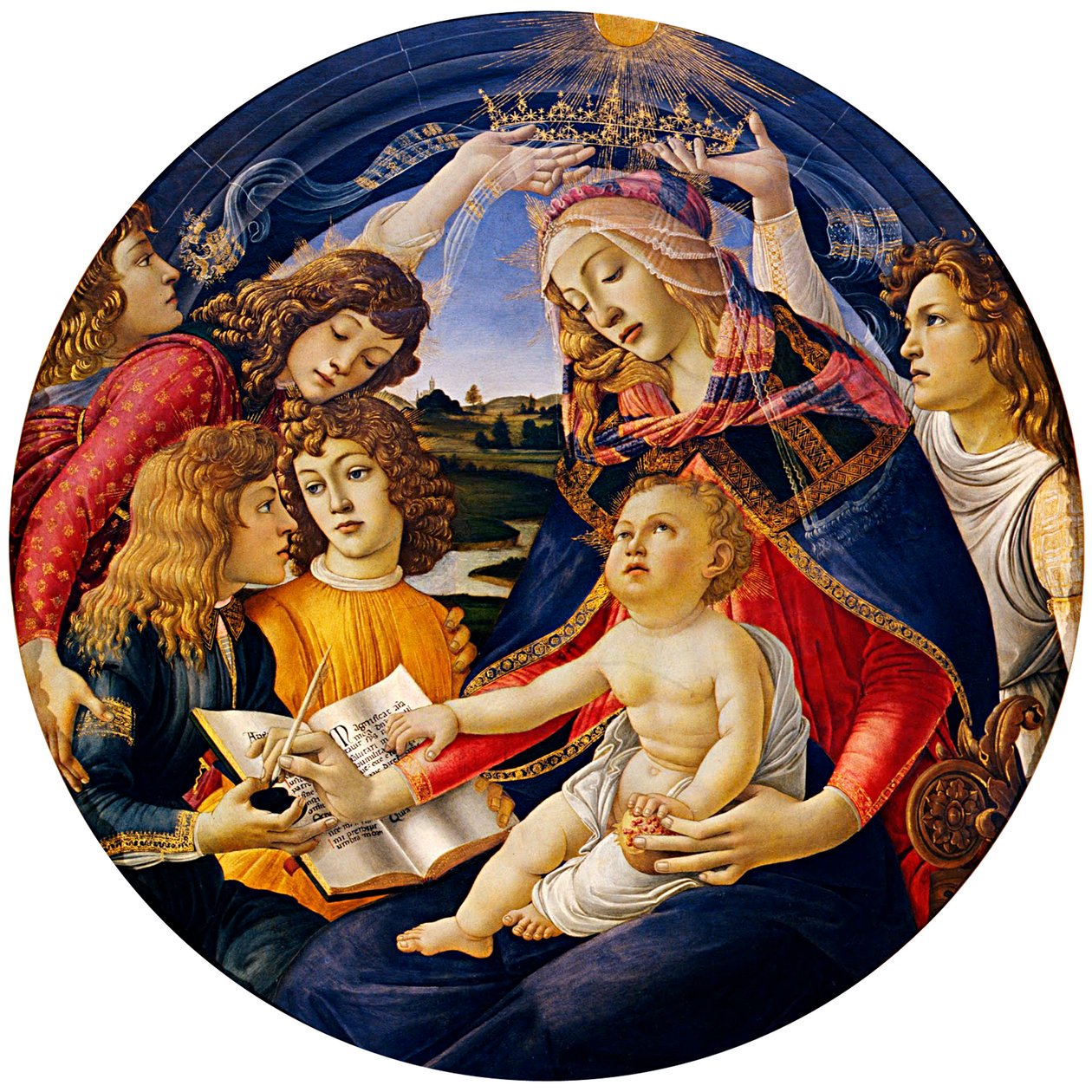 Madone du Magnificat, 1483 - Sandro Botticelli