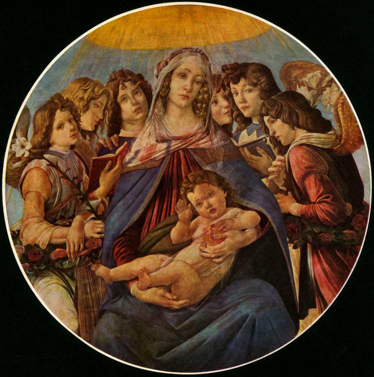 Madone de la grenade, vers 1487, 1937 - Sandro Botticelli