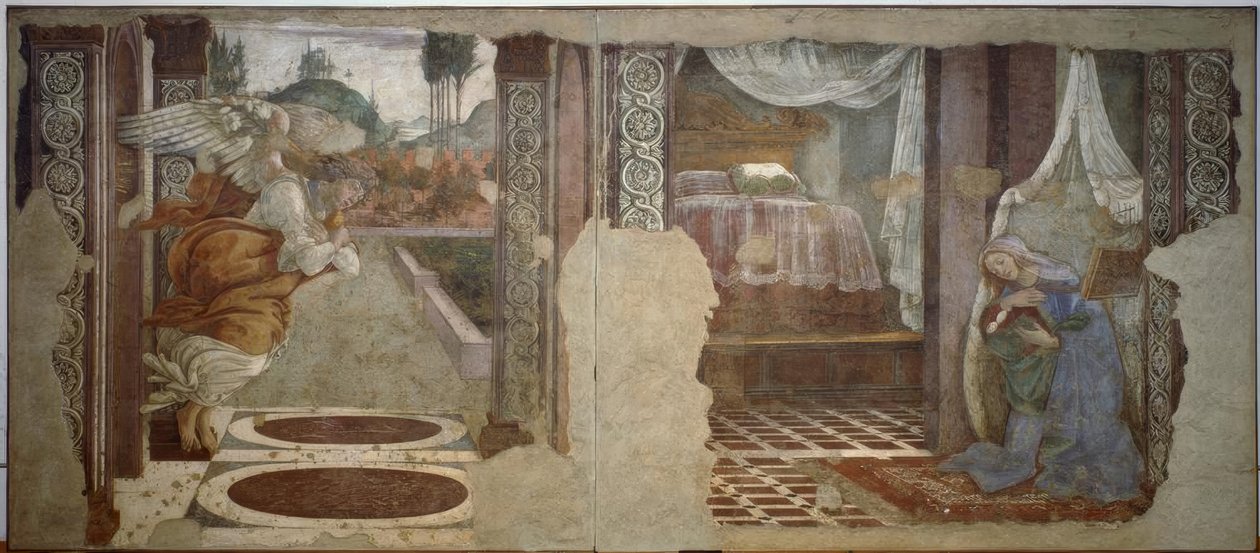 Annonciation de S.Martino - Sandro Botticelli