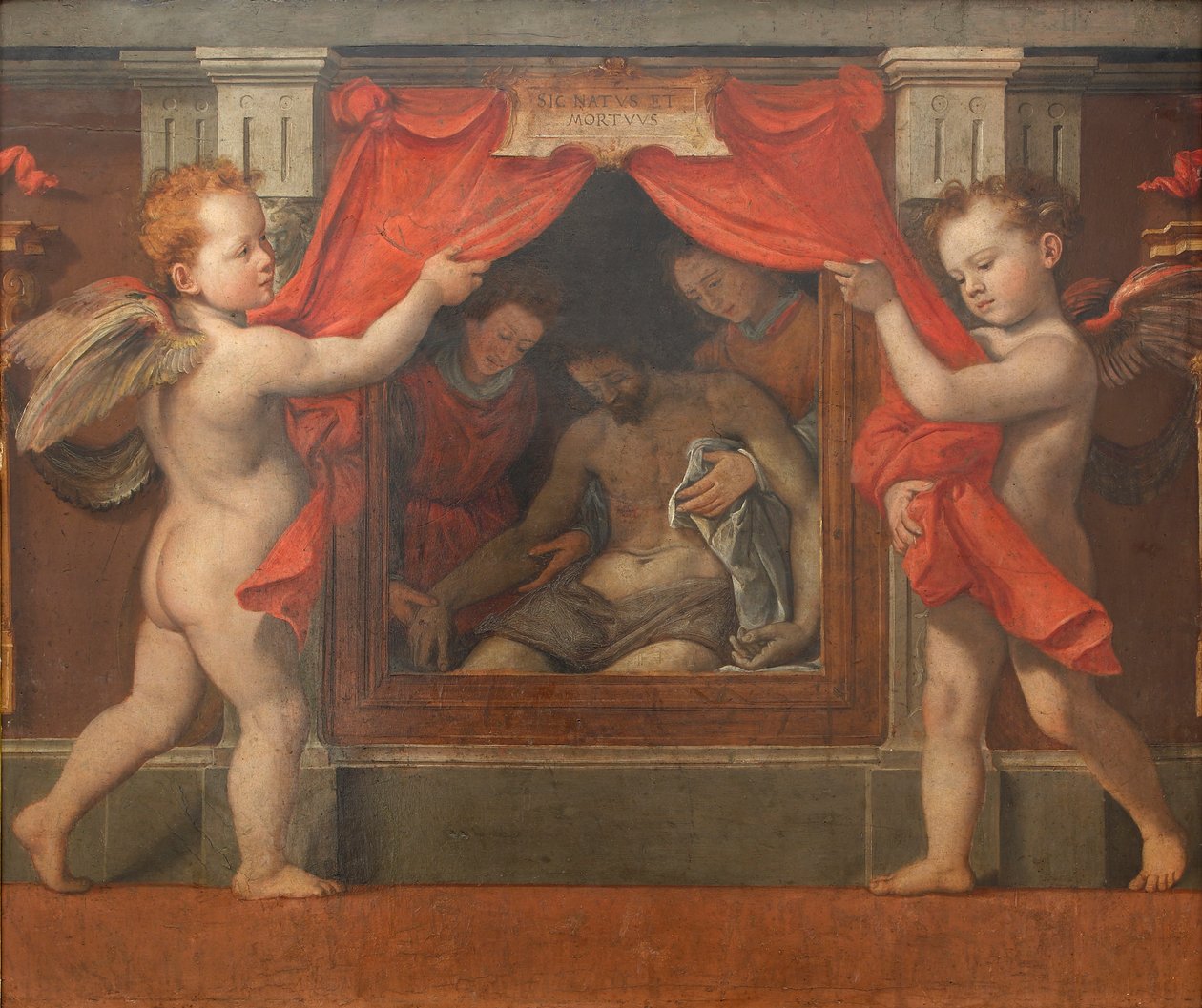 Pietà avec deux chérubins, vers 1576 - Santi di Tito