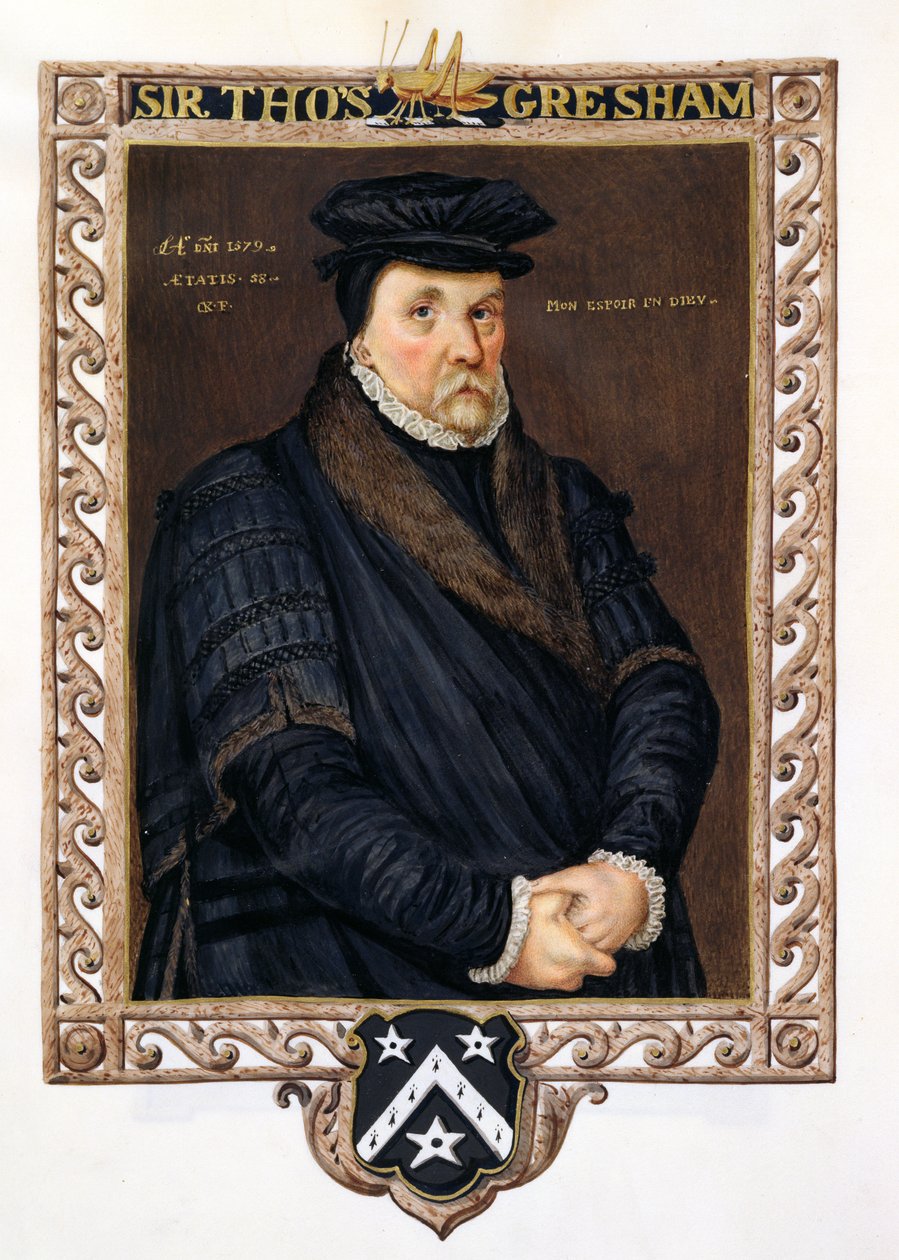 Portrait de Sir Thomas Gresham (c.1519-79) de 