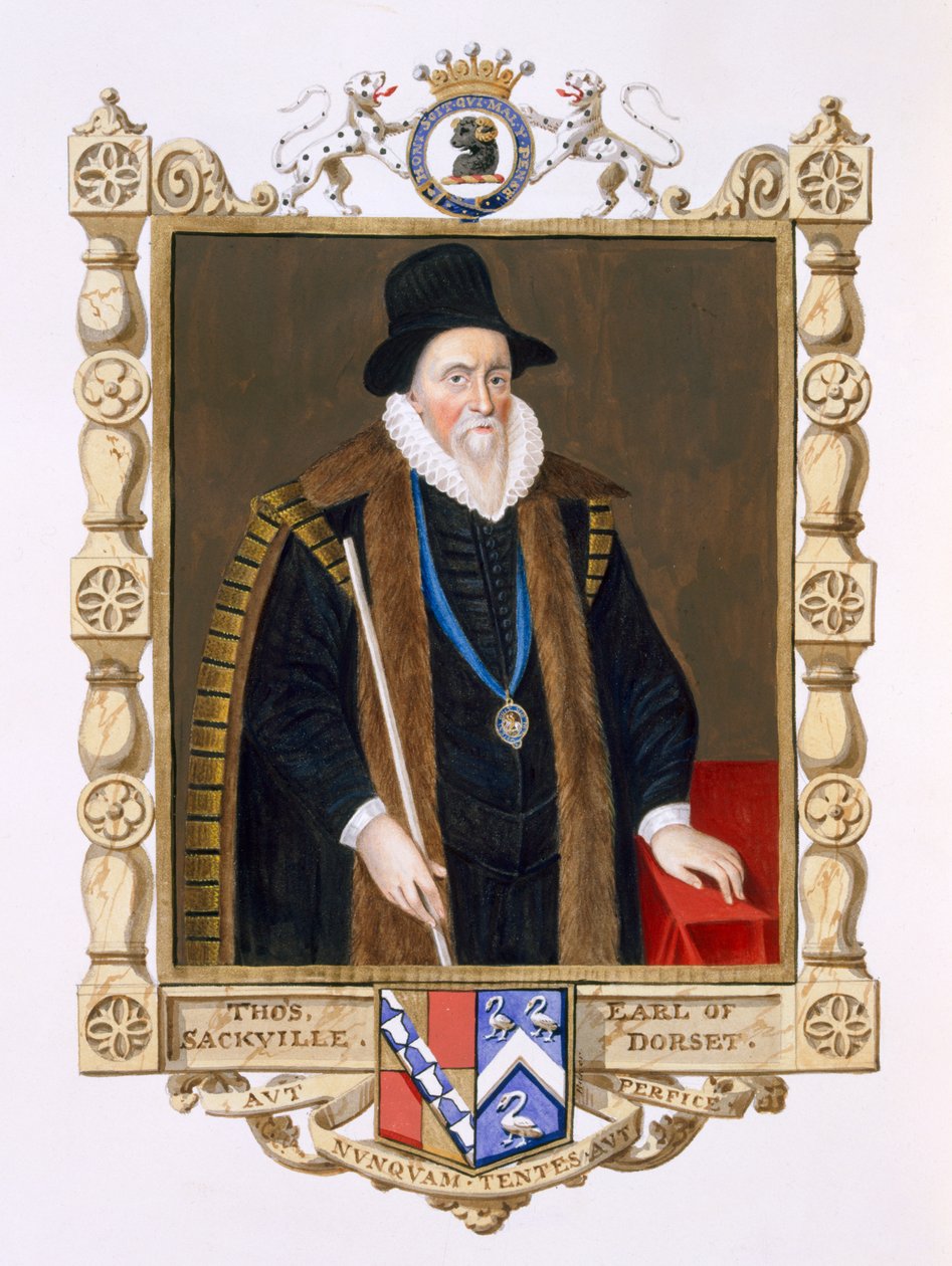 Portrait de Thomas Sackville (1536-1608) 1er Baron Buckhurst de 