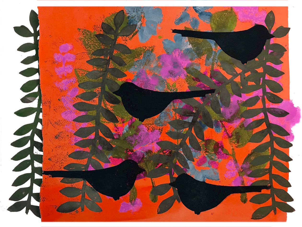 Quatre merles - Sarah Thompson Engels