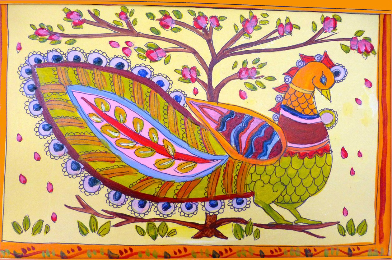 Paon indien, 2019 - Sarah Thompson Engels