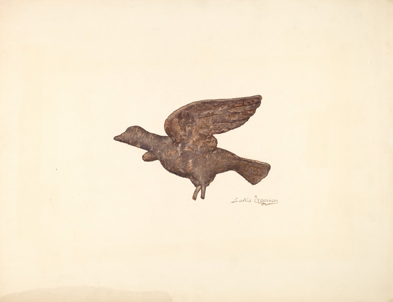 Colombe, vers 1940 - Sarkis Erganian
