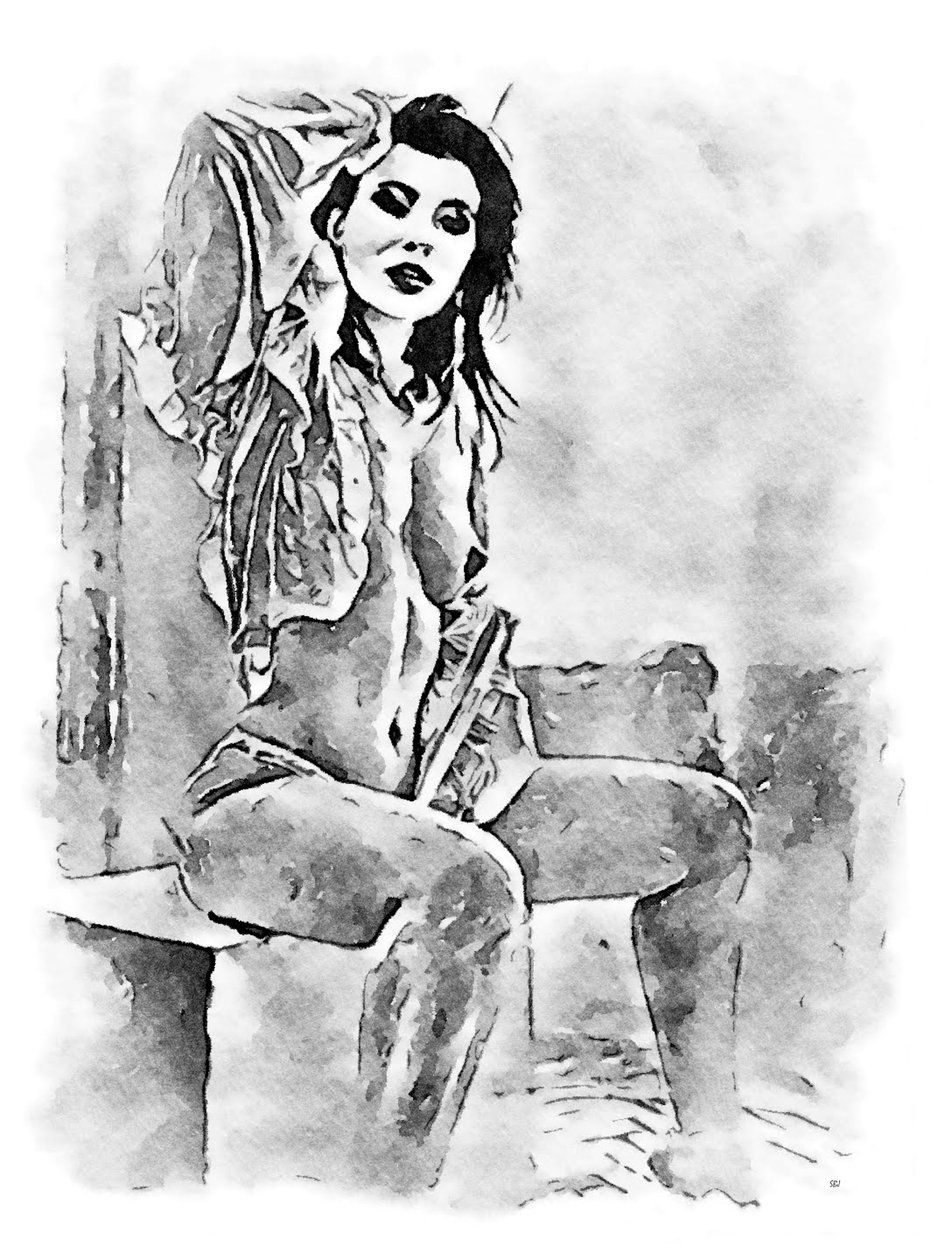 Femme nue avec blouse - SaskiaBJ