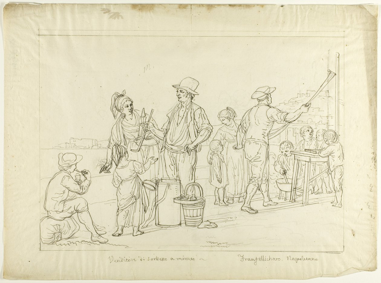Vendeurs de gelati et de caramelle - Saverio della Gatta