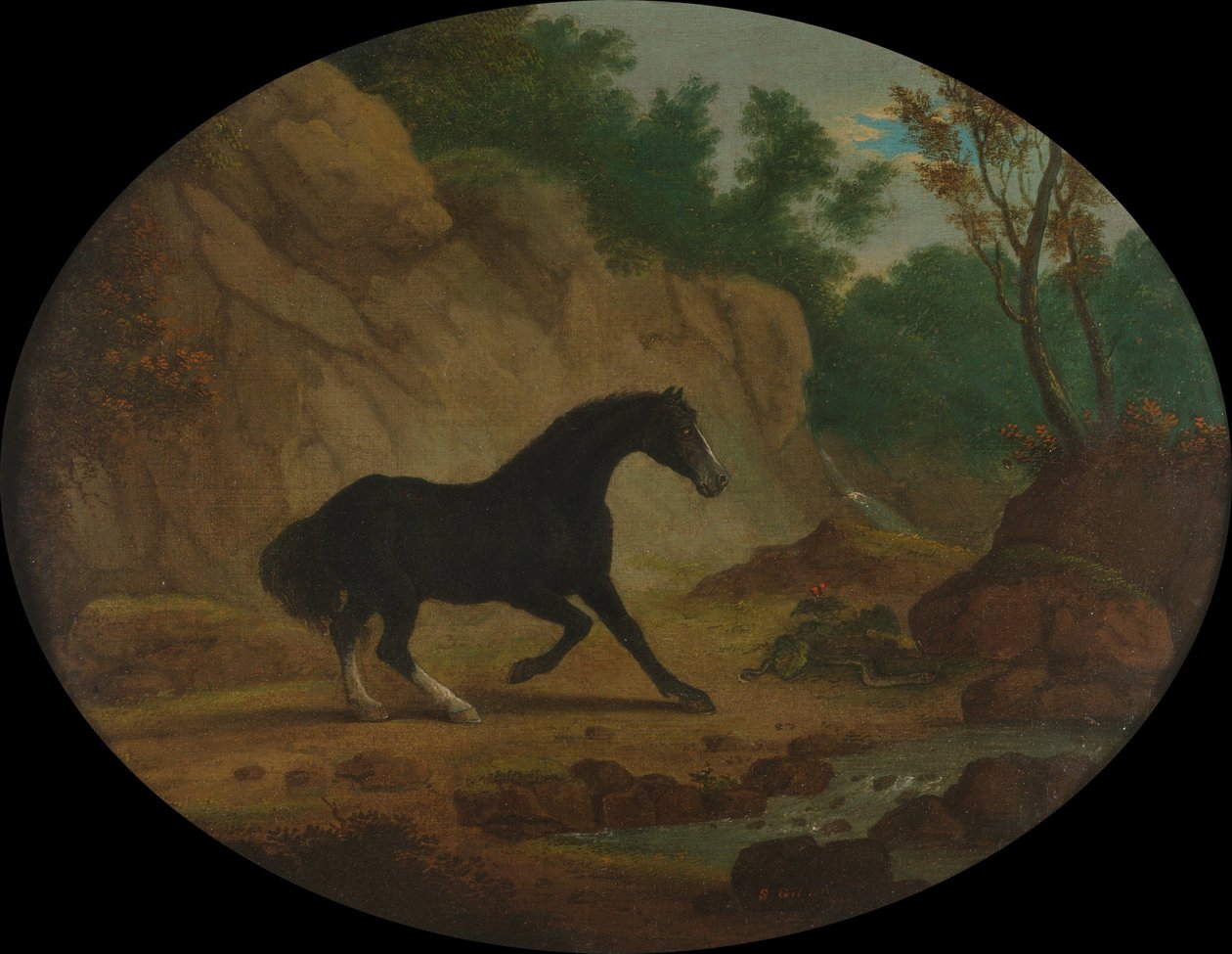 Un cheval effrayé par un serpent - Sawrey Gilpin