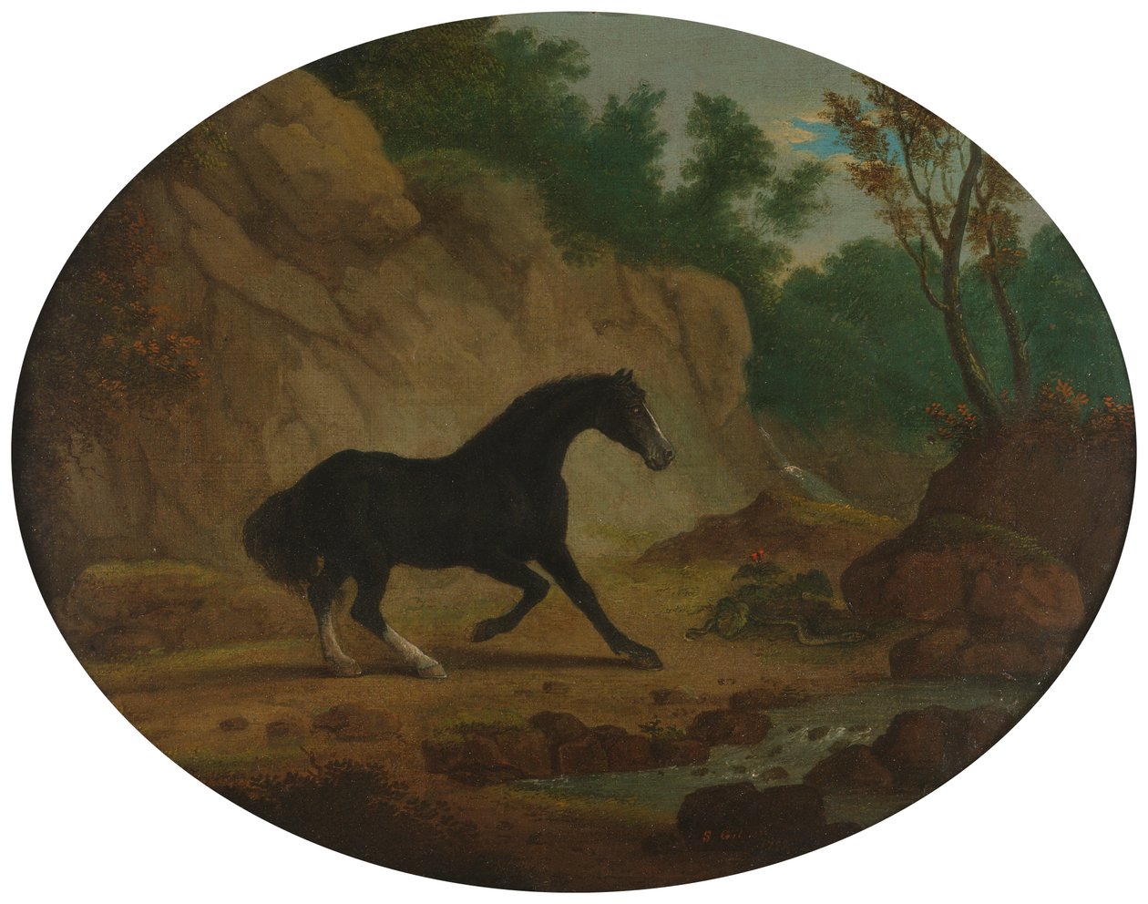 Un cheval effrayé par un serpent - Sawrey Gilpin