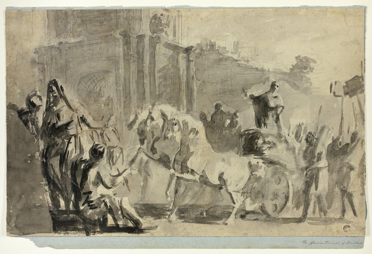 Le triomphe offensif de Camillus - Sawrey Gilpin