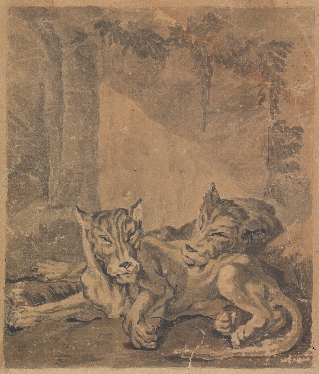 Deux tigres - Sawrey Gilpin