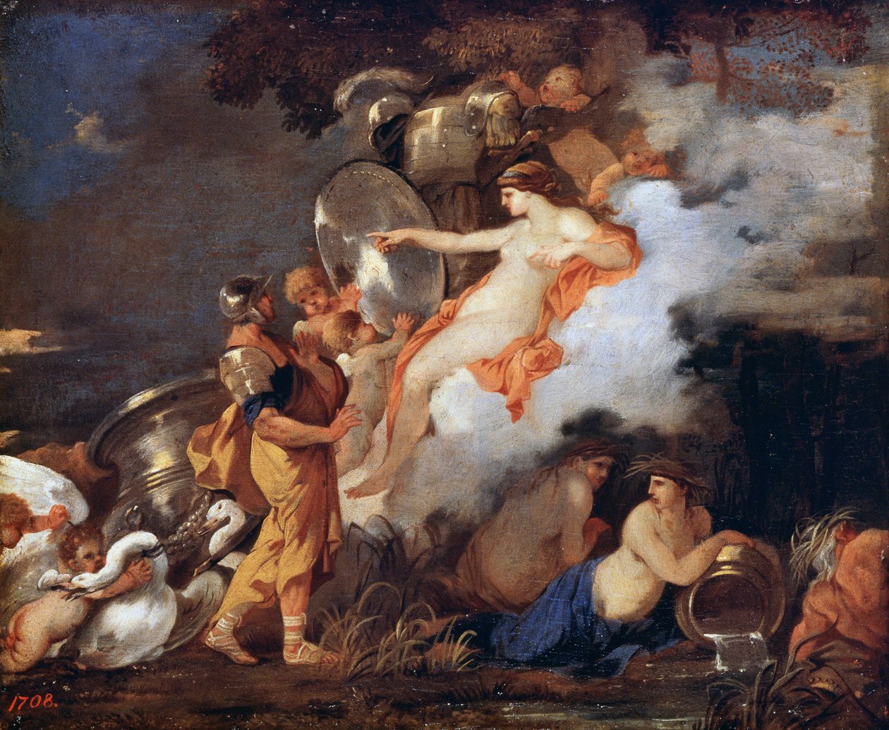 Vénus et Énée, XVIIe siècle - Sébastien Bourdon