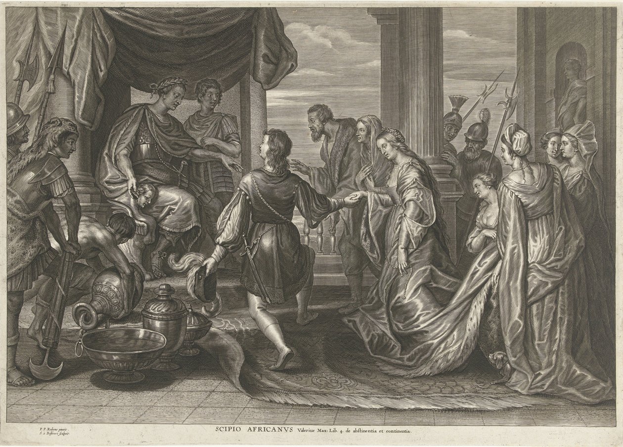 La générosité de Scipion - Schelte Adamsz. Bolswert