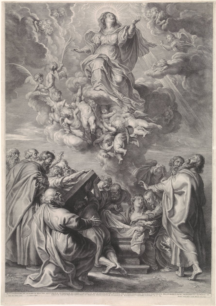 Ascension de Marie avec les apôtres - Schelte Adamsz. Bolswert