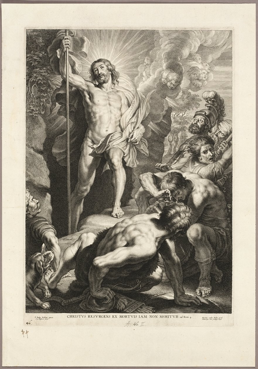 La Résurrection du Christ - Schelte Adamsz. Bolswert