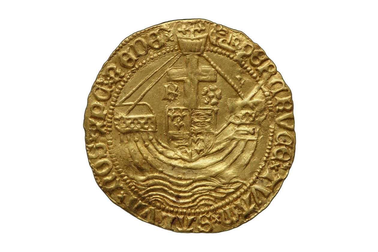 Pièce de monnaie Tudor du trésor d