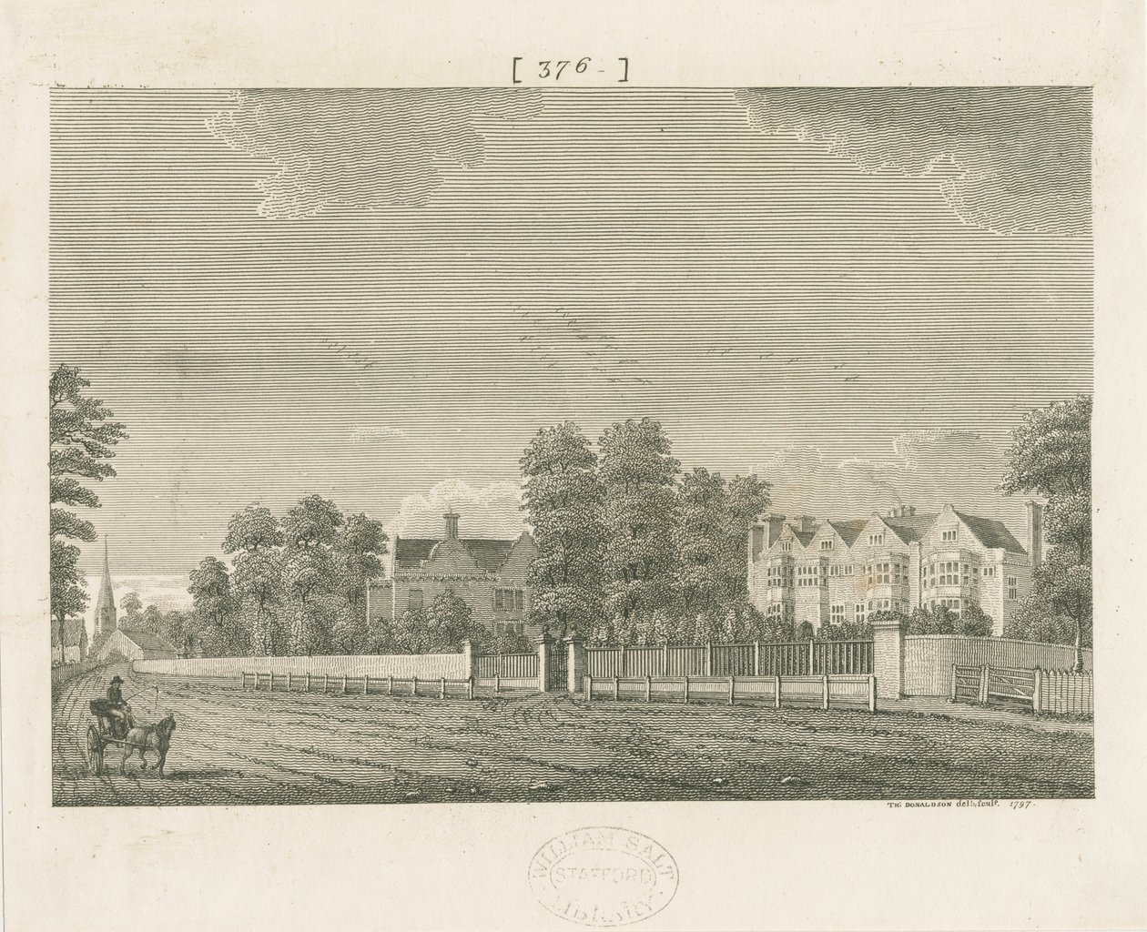 Whittington Hall (gravure) - School English