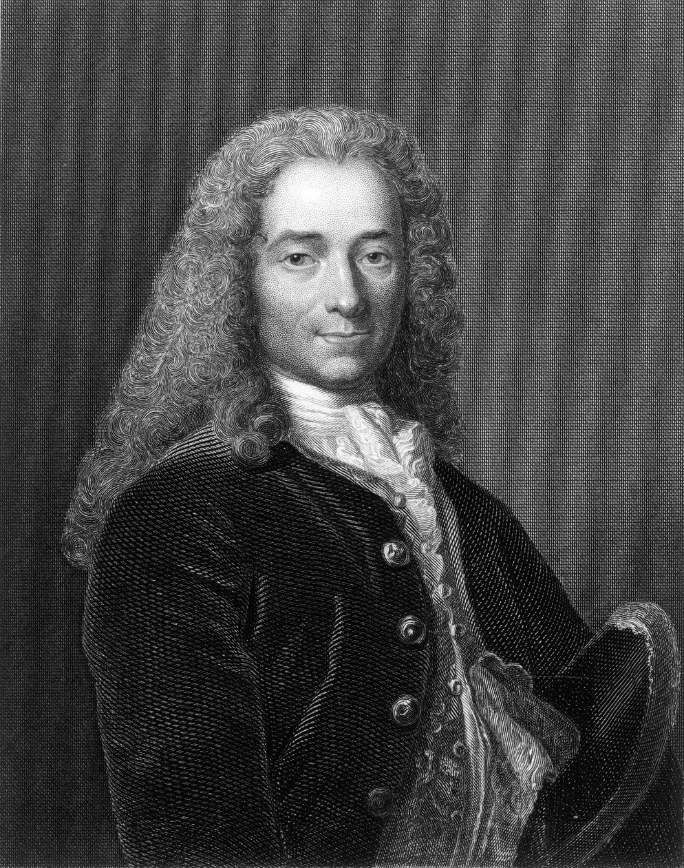 François Marie Arouet alias Voltaire (gravure) - School French