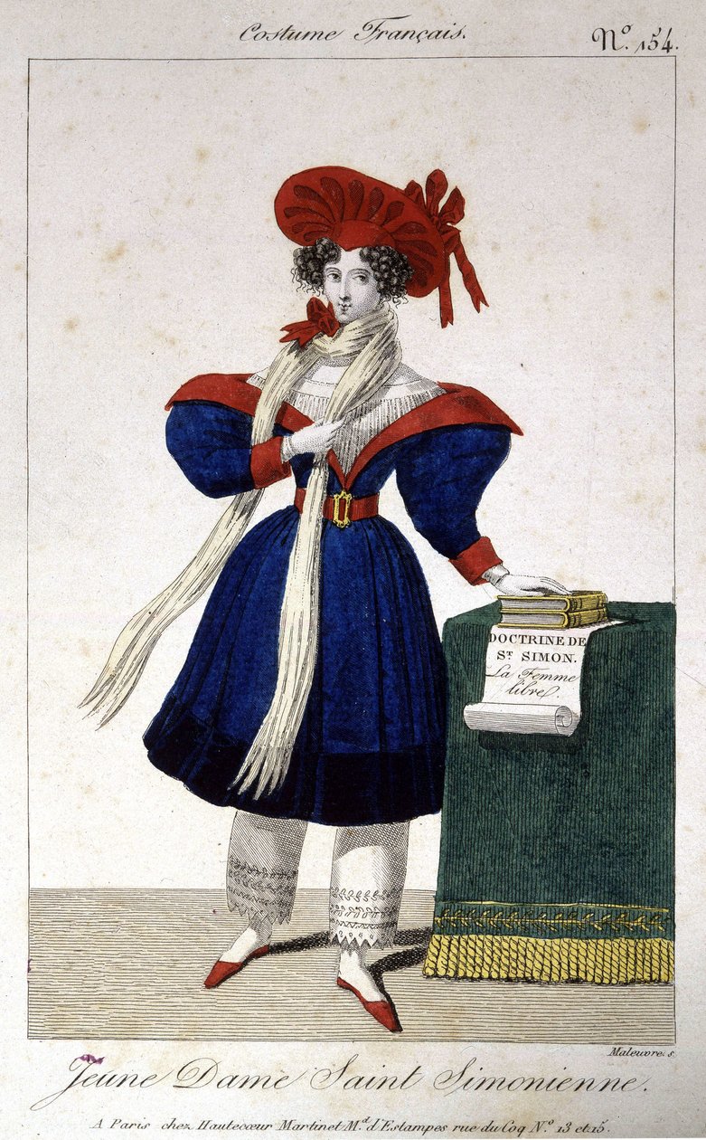 Jeune dame saint-simonienne - School French