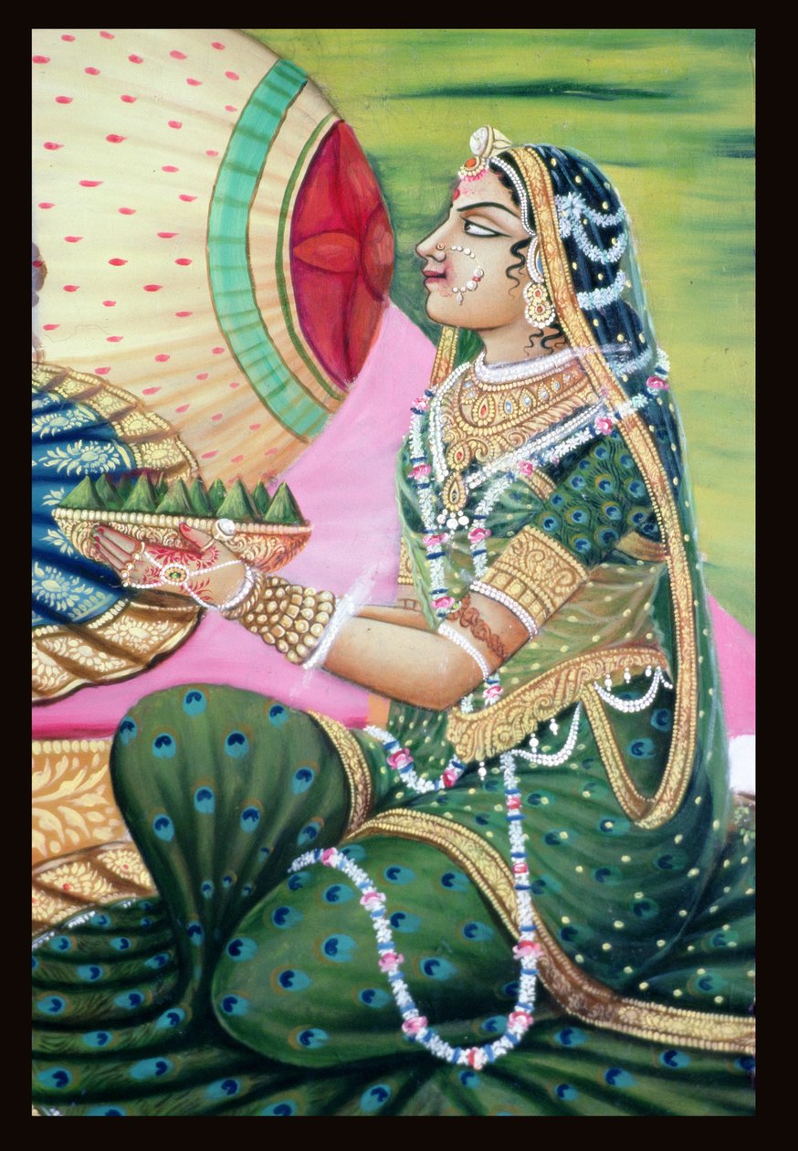 Radha, une des épouses de Krishna - School Indian