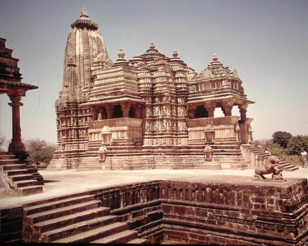 Vue du Temple de Devi Jagadamba - School Indian