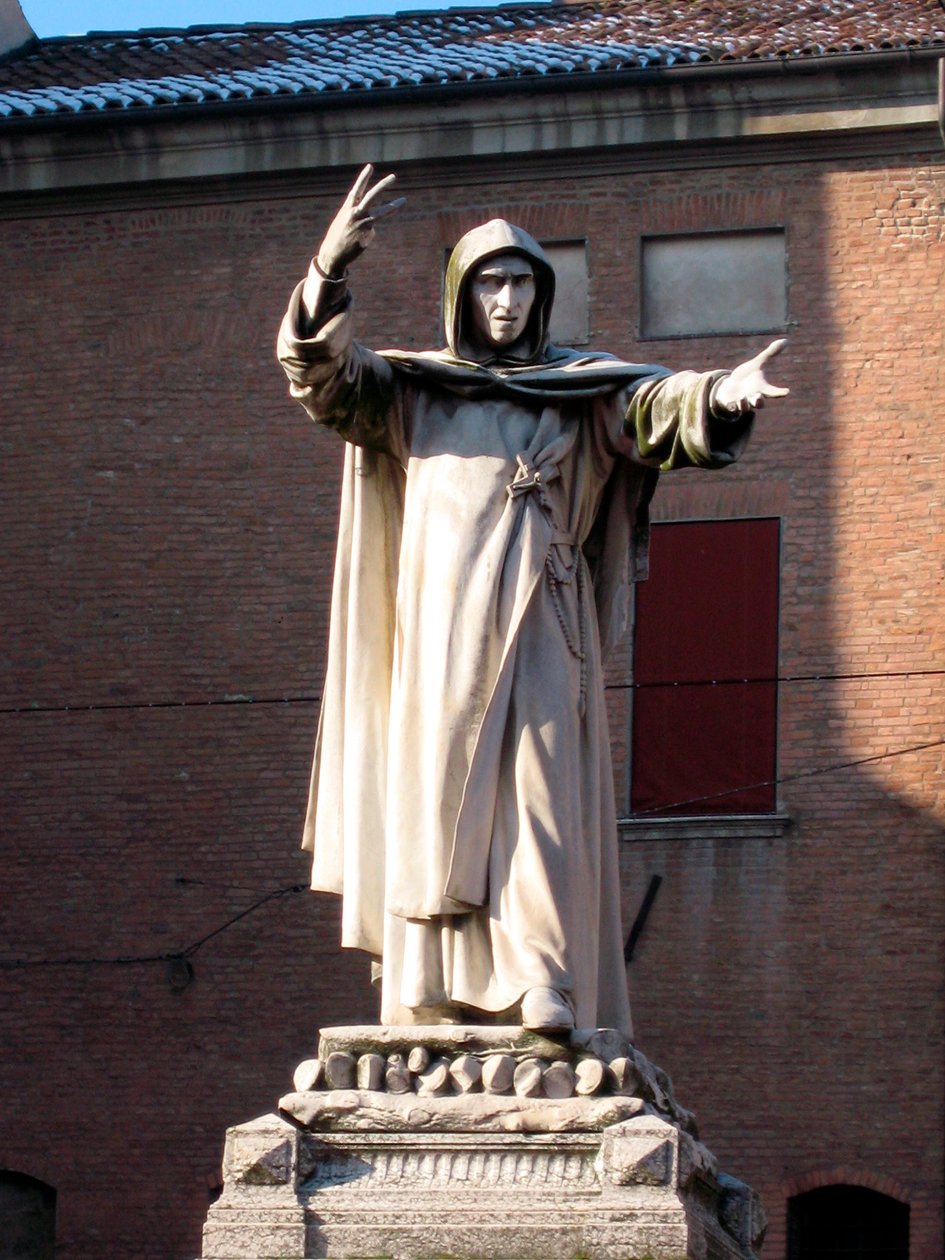 Statue de Jérôme Savonarole (Girolamo Savonarola) - School Italian