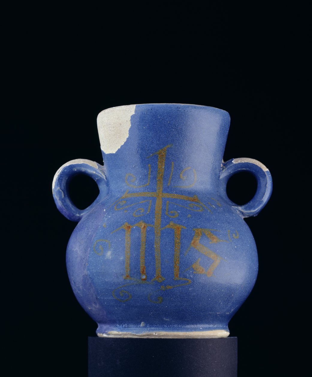 Vase annulaire en faïence - School Italian