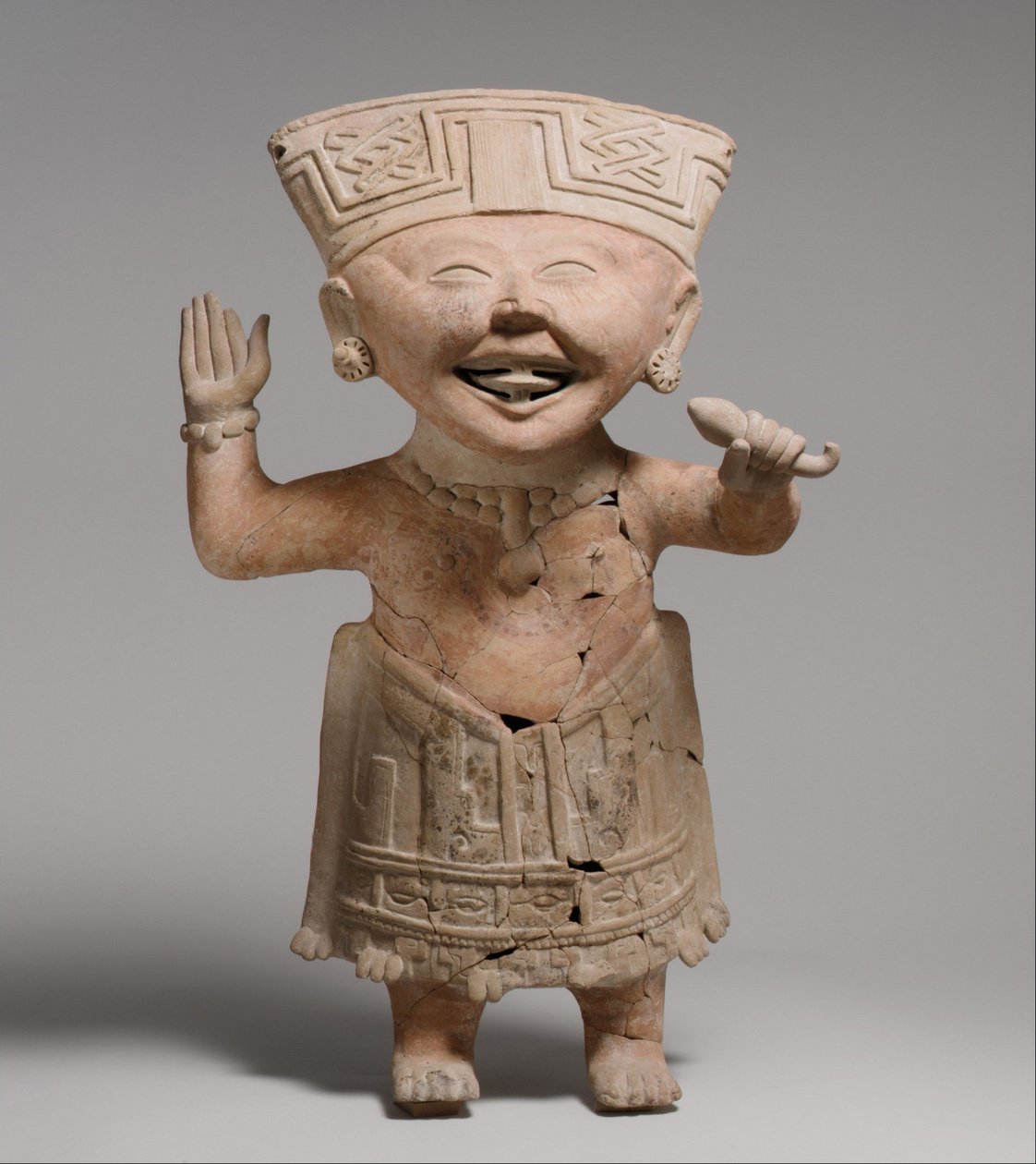 Figure souriante, 7ème-8ème siècle (céramique) - School Mexican