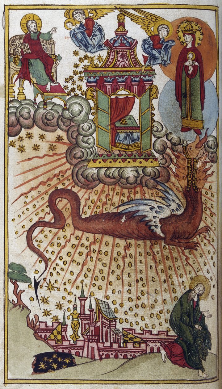 Apocalypse de Saint Jean, c.1750 - School Russian