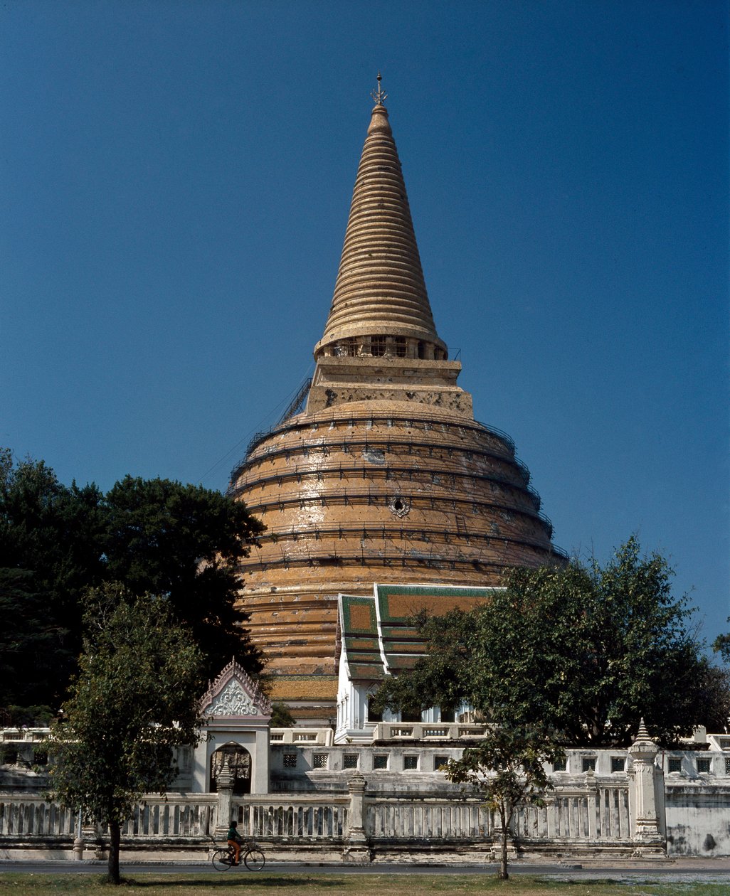 Vue du temple bouddhiste - School Thai