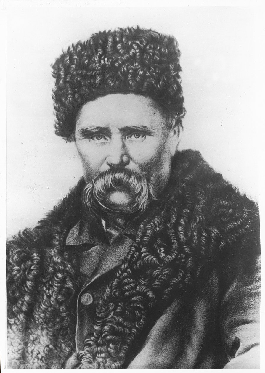 Taras Chevtchenko (lithographie) - School Ukranian
