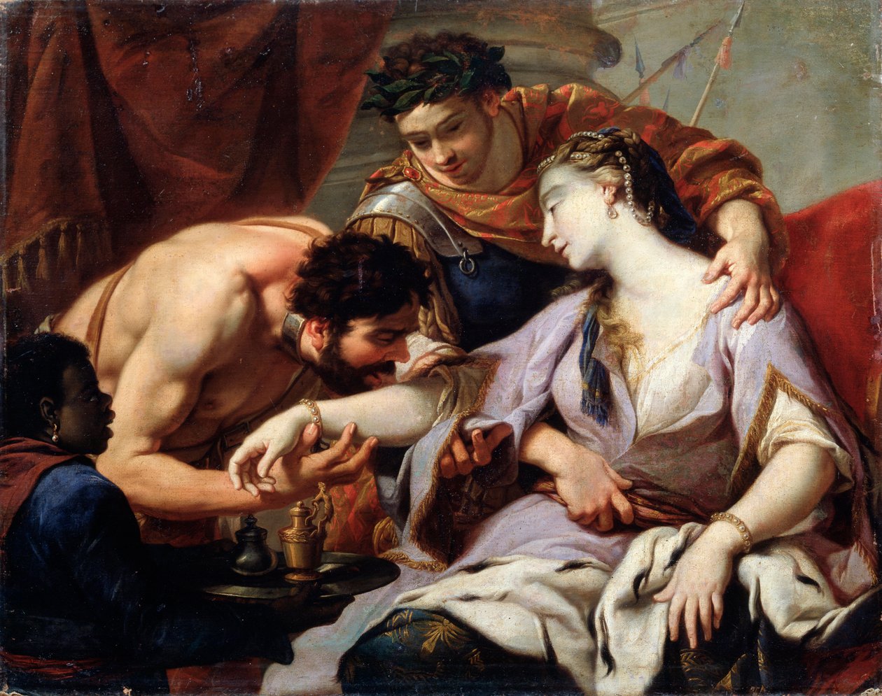 Reine et esclave, 17e siècle - School of Simon Vouet