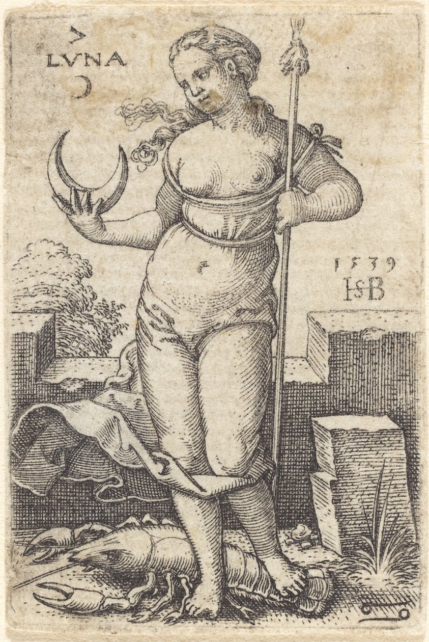 Luna - Sebald Beham