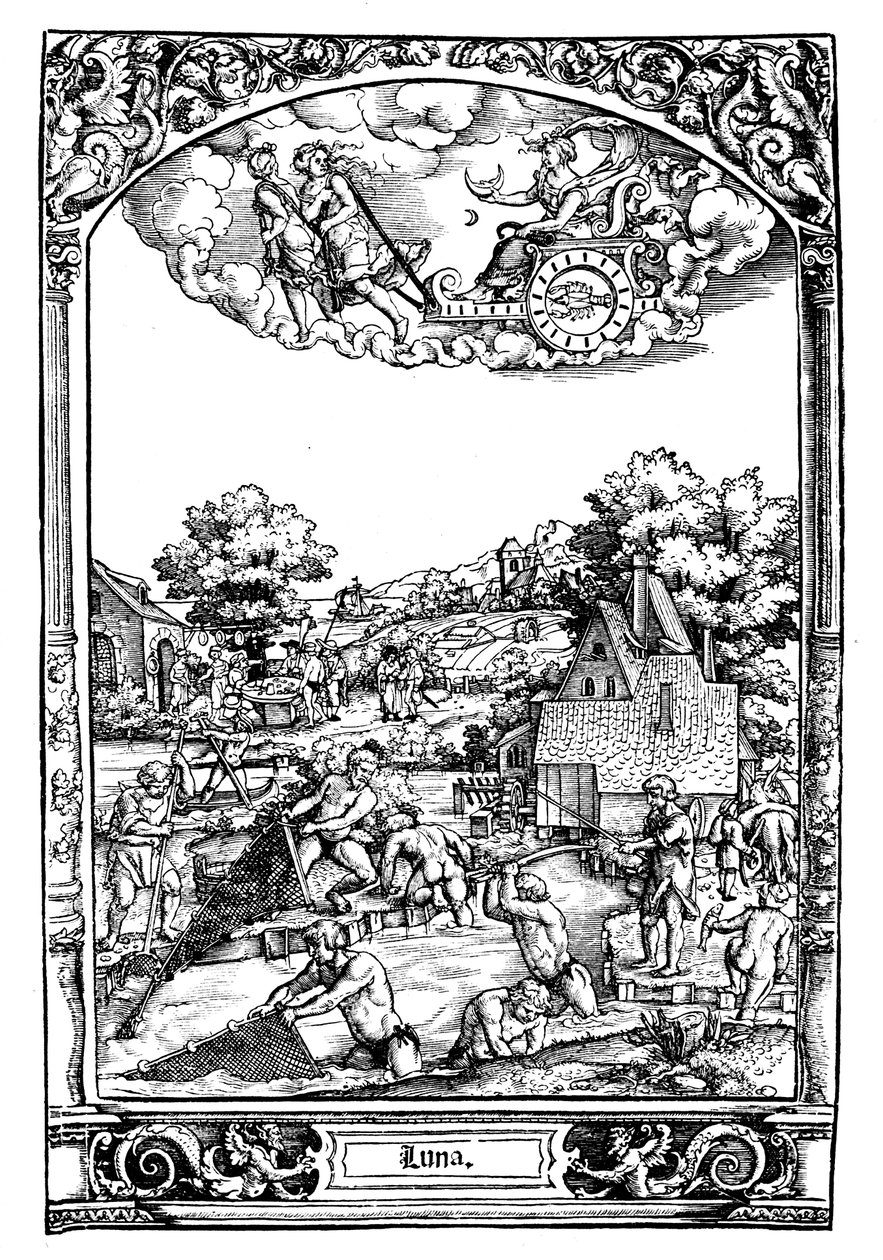 Luna, 1531 - Sebald Beham