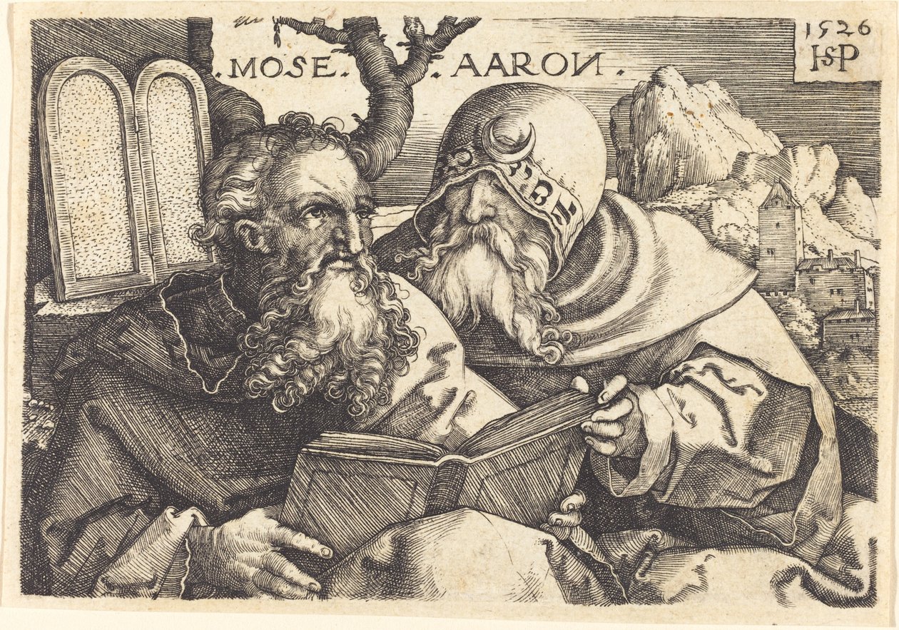 Moïse et Aaron - Sebald Beham