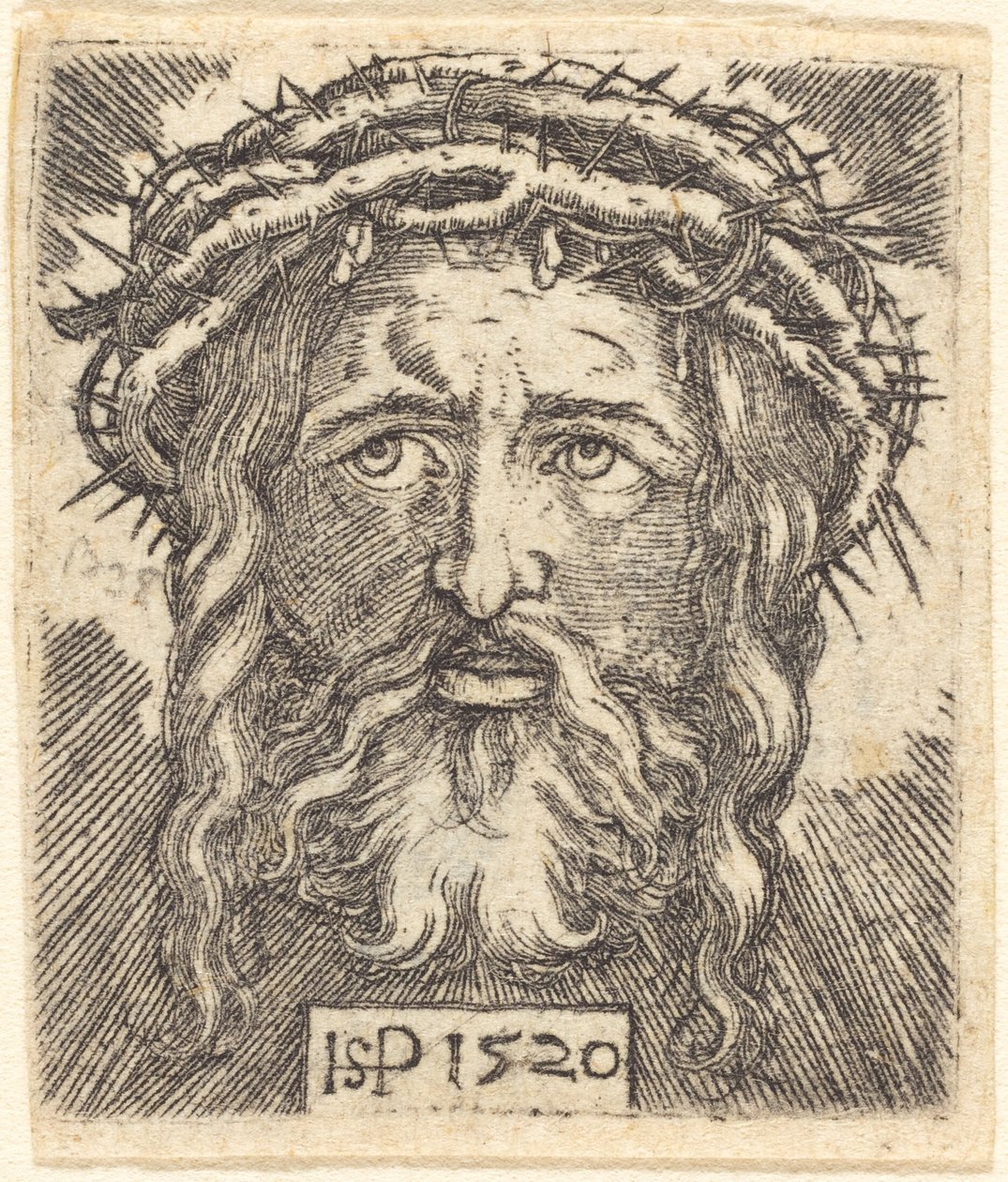 La tête du Christ - Sebald Beham