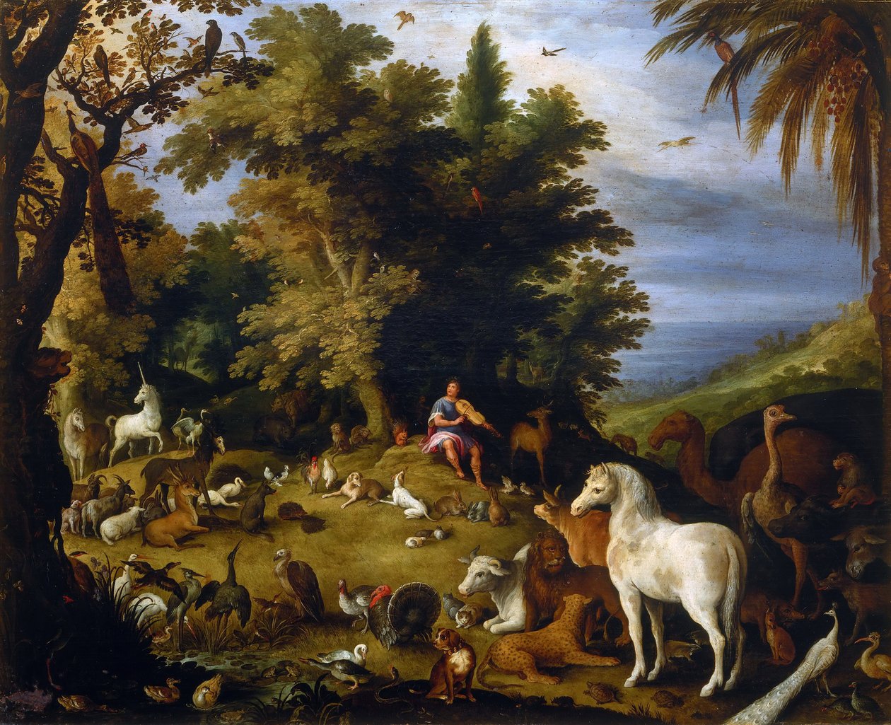 Orphée parmi les animaux - Sebastiaen Vrancx