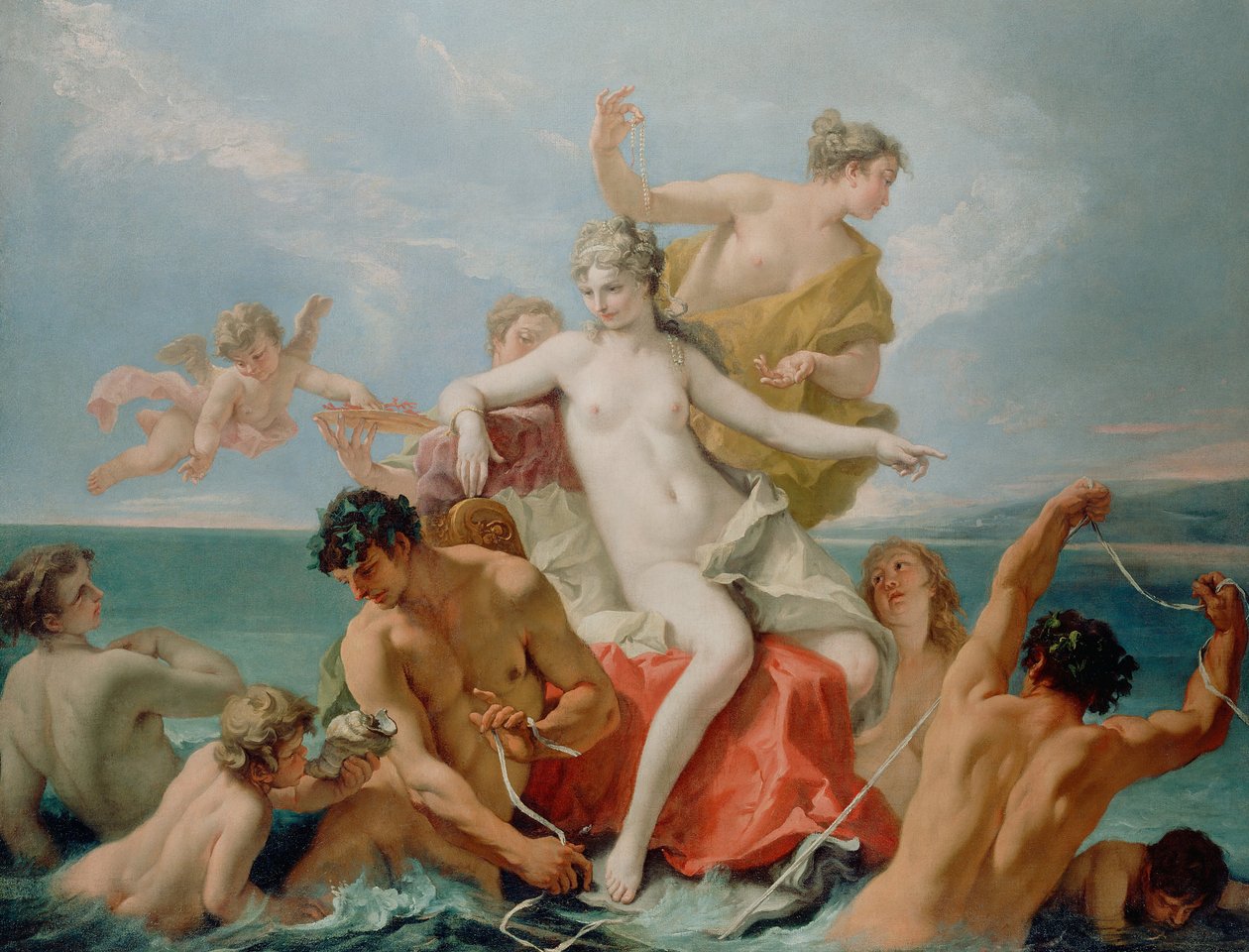 Triomphe de la Vénus marine - Sebastiano Ricci
